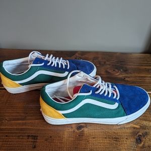 Vans Multi Color Suede Shoes Size- 11 Mens